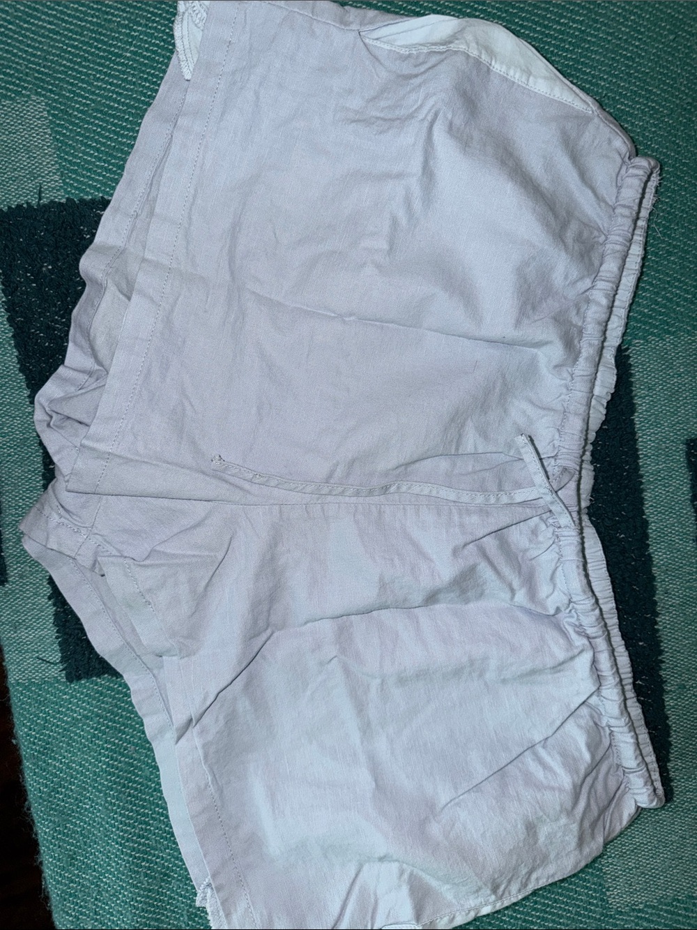 Women’s Athletic Elastic-Waist Shorts in Light blue